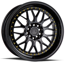 Load image into Gallery viewer, Aodhan AH02 Wheels 17x8 | 18x8.5 | 19x8.5 | 19x9.5 | 19x11 - Gloss Black / Hyper Black / Silver Alternate Image