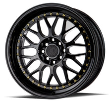 Load image into Gallery viewer, Aodhan AH02 Wheels 17x8 | 18x8.5 | 19x8.5 | 19x9.5 | 19x11 - Gloss Black / Hyper Black / Silver Alternate Image