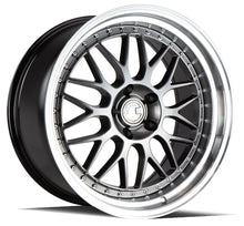 Load image into Gallery viewer, Aodhan AH02 Wheels 17x8 | 18x8.5 | 19x8.5 | 19x9.5 | 19x11 - Gloss Black / Hyper Black / Silver Alternate Image