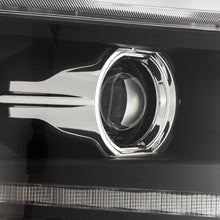 Load image into Gallery viewer, AlphaRex Projector Headlights Chevy Silverado (14-15) G2 Version Pro Series - Sequential - Alpha-Black / Black / Chrome Alternate Image