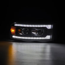 Load image into Gallery viewer, AlphaRex Projector Headlights Dodge Ram (02-05) Pro Series - Sequential - Alpha-Black / Black / Chrome - Black Alternate Image