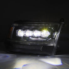 Load image into Gallery viewer, AlphaRex LED Projector Headlights Dodge Ram (09-18) [3D Ice-Cube LED - NOVA Series w/ DRL] Black / Chrome / Jet Black Alternate Image