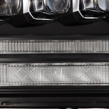 Load image into Gallery viewer, AlphaRex LED Projector Headlights Dodge Ram (09-18) [3D Ice-Cube LED - NOVA Series w/ DRL] Black / Chrome / Jet Black Alternate Image