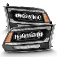 Load image into Gallery viewer, AlphaRex LED Projector Headlights Dodge Ram (09-18) [3D Ice-Cube LED - NOVA Series w/ DRL] Black / Chrome / Jet Black Alternate Image