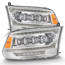 Load image into Gallery viewer, AlphaRex LED Projector Headlights Dodge Ram (09-18) [3D Ice-Cube LED - NOVA Series w/ DRL] Black / Chrome / Jet Black Alternate Image