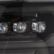Load image into Gallery viewer, AlphaRex LED Projector Headlights Dodge Ram (09-18) [3D Ice-Cube LED - NOVA Series w/ DRL] Black / Chrome / Jet Black Alternate Image