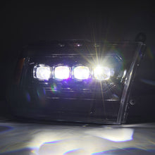 Load image into Gallery viewer, AlphaRex LED Projector Headlights Dodge Ram (09-18) [3D Ice-Cube LED - NOVA Series w/ DRL] Black / Chrome / Jet Black Alternate Image