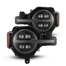 Load image into Gallery viewer, AlphaRex LED Projector Headlights Ford Bronco (21-23) Bronco Raptor (22-23) [3D Ice-Cube LED - NOVA Series w/ DRL] Alpha-Black or Black - Alpha-Black Alternate Image
