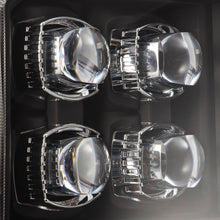 Load image into Gallery viewer, AlphaRex LED Projector Headlights Ford Excursion (05-07) [3D Ice-Cube LED - NOVA Series w/ DRL] Alpha-Black or Black - Alpha-Black Alternate Image