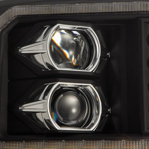 AlphaRex Projector Headlights Ford Excursion (05-07) Pro Series - Sequential - Alpha-Black or Black