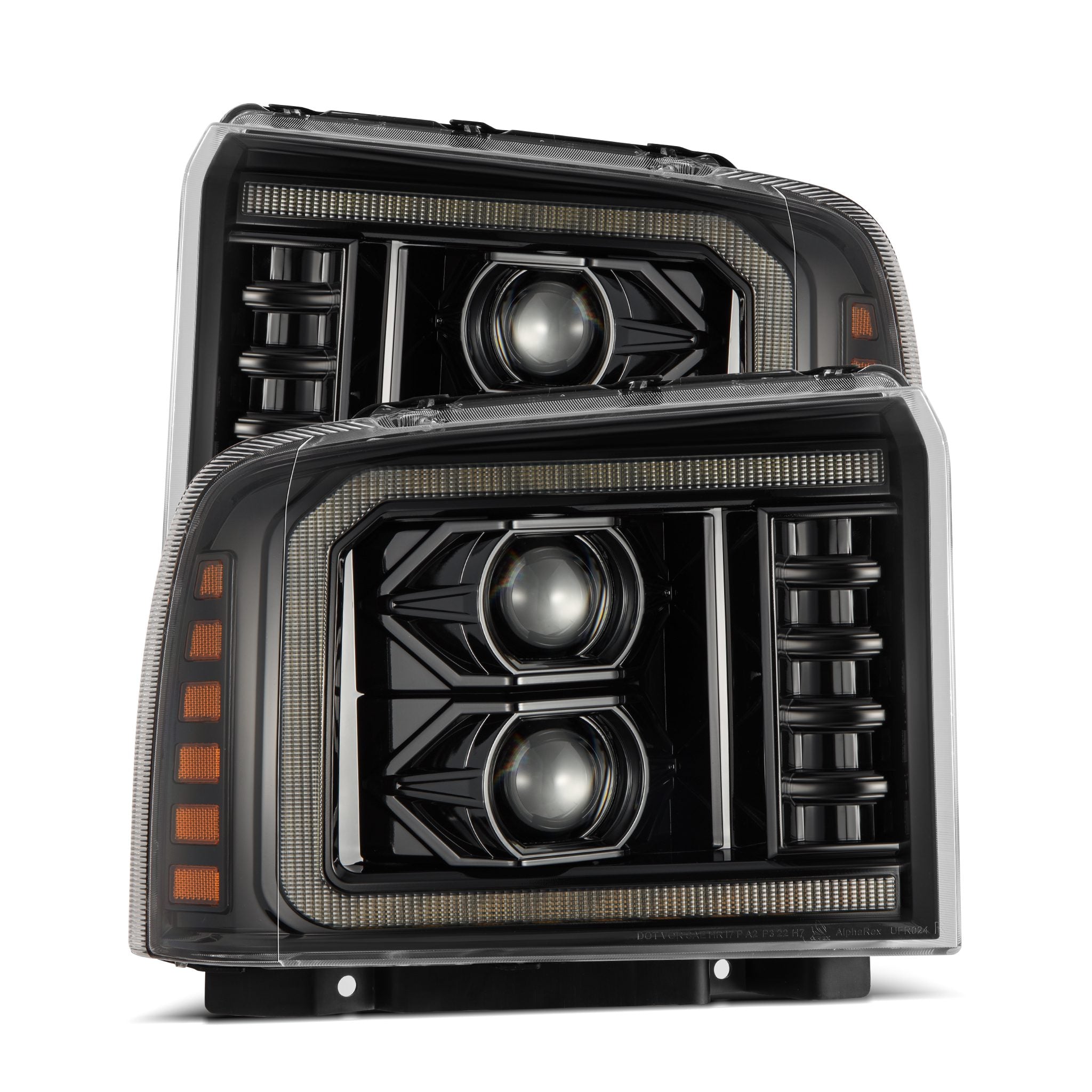 AlphaRex LED Projector Headlights Ford Excursion (05-07) LUXX Series w
