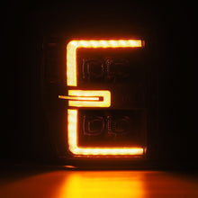 Load image into Gallery viewer, AlphaRex LED Projector Headlights Ford Super Duty (08-10) [3D Ice-Cube LED - NOVA Series w/ DRL] Alpha-Black or Black Alternate Image