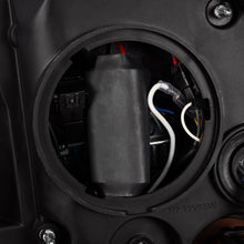 Load image into Gallery viewer, AlphaRex LED Projector Headlights Ford Super Duty (08-10) [3D Ice-Cube LED - NOVA Series w/ DRL] Alpha-Black or Black Alternate Image