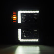 Load image into Gallery viewer, AlphaRex LED Projector Headlights Ford Excursion (08-10) [LUXX Series - DRL Light Tube] Black or Alpha-Black Alternate Image