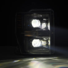 Load image into Gallery viewer, AlphaRex LED Projector Headlights Ford Super Duty (08-10) [LUXX Series - DRL Light Tube] Black or Alpha-Black Alternate Image