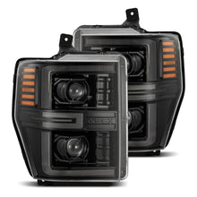Load image into Gallery viewer, AlphaRex LED Projector Headlights Ford Super Duty (08-10) [LUXX Series - DRL Light Tube] Black or Alpha-Black Alternate Image