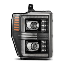 Load image into Gallery viewer, AlphaRex Projector Headlights Ford Super Duty (08-10) Pro Series - Sequential - Alpha-Black or Black - Black Alternate Image