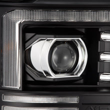 Load image into Gallery viewer, AlphaRex Projector Headlights Ford Super Duty (08-10) Pro Series - Sequential - Alpha-Black or Black - Black Alternate Image