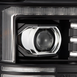 AlphaRex Projector Headlights Ford Super Duty (08-10) Pro Series - Sequential - Alpha-Black or Black