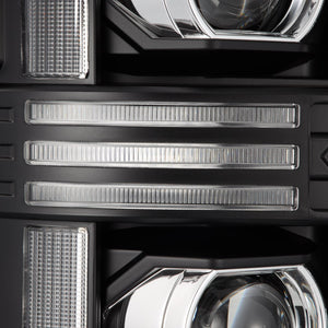 AlphaRex Projector Headlights Ford Super Duty (08-10) Pro Series - Sequential - Alpha-Black or Black