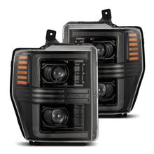 Load image into Gallery viewer, AlphaRex Projector Headlights Ford Excursion (08-10) Pro Series - Sequential - Alpha-Black or Black - Alpha-Black Alternate Image