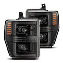 Load image into Gallery viewer, AlphaRex Projector Headlights Ford Super Duty (08-10) Pro Series - Sequential - Alpha-Black or Black - Alpha-Black Alternate Image