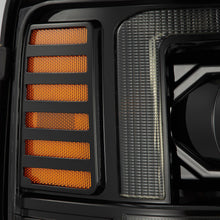 Load image into Gallery viewer, AlphaRex Projector Headlights Ford Super Duty (08-10) Pro Series - Sequential - Alpha-Black or Black - Black Alternate Image