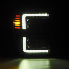 Load image into Gallery viewer, AlphaRex Projector Headlights Ford Excursion (08-10) Pro Series - Sequential - Alpha-Black or Black - Black Alternate Image
