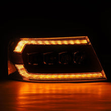 Load image into Gallery viewer, AlphaRex LED Projector Headlights Lincoln Mark LT (06-08) [3D Ice-Cube LED - NOVA Series w/ DRL] Alpha-Black / Black / Chrome - Alpha-Black Alternate Image