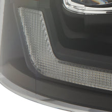 Load image into Gallery viewer, AlphaRex LED Projector Headlights Lincoln Mark LT (06-08) [3D Ice-Cube LED - NOVA Series w/ DRL] Alpha-Black / Black / Chrome - Alpha-Black Alternate Image