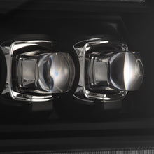 Load image into Gallery viewer, AlphaRex LED Projector Headlights Ford F150 (04-08) [3D Ice-Cube LED - NOVA Series w/ DRL] Alpha-Black / Black / Chrome - Alpha-Black Alternate Image