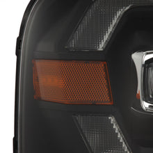 Load image into Gallery viewer, AlphaRex LED Projector Headlights Ford F150 (04-08) [3D Ice-Cube LED - NOVA Series w/ DRL] Alpha-Black / Black / Chrome - Alpha-Black Alternate Image