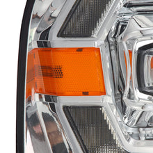 Load image into Gallery viewer, AlphaRex LED Projector Headlights Lincoln Mark LT (06-08) [3D Ice-Cube LED - NOVA Series w/ DRL] Alpha-Black / Black / Chrome - Alpha-Black Alternate Image