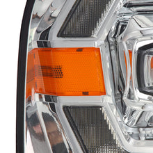 Load image into Gallery viewer, AlphaRex LED Projector Headlights Ford F150 (04-08) [3D Ice-Cube LED - NOVA Series w/ DRL] Alpha-Black / Black / Chrome - Alpha-Black Alternate Image