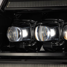 Load image into Gallery viewer, AlphaRex LED Projector Headlights Lincoln Mark LT (06-08) [3D Ice-Cube LED - NOVA Series w/ DRL] Alpha-Black / Black / Chrome - Alpha-Black Alternate Image