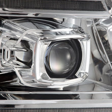 Load image into Gallery viewer, AlphaRex LED Projector Headlights Lincoln Mark LT (06-08) [LUXX Series - DRL Light Tube] Black / Chrome / Alpha-Black Alternate Image