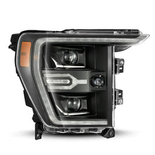 Load image into Gallery viewer, AlphaRex LED Projector Headlights Ford F150 / F150 Raptor (21-23) [LUXX Series - DRL Light Tube] Alpha-Black or Black Alternate Image