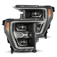 Load image into Gallery viewer, AlphaRex LED Projector Headlights Ford F150 / F150 Raptor (21-23) [LUXX Series - DRL Light Tube] Alpha-Black or Black Alternate Image