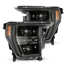 Load image into Gallery viewer, AlphaRex LED Projector Headlights Ford F150 / F150 Raptor (21-23) [LUXX Series - DRL Light Tube] Alpha-Black or Black Alternate Image