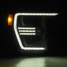 Load image into Gallery viewer, AlphaRex Projector Headlights Ford F150 w/ Halogen Headlights Only (21-23) Pro Series - Sequential - Alpha-Black or Black - Alpha-Black Alternate Image