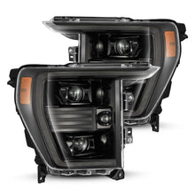 Load image into Gallery viewer, AlphaRex Projector Headlights Ford F150 w/ Halogen Headlights Only (21-23) Pro Series - Sequential - Alpha-Black or Black - Alpha-Black Alternate Image