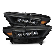 Load image into Gallery viewer, AlphaRex LED Projector Headlights Ford Mustang (15-17) S550 [3D Ice-Cube LED - NOVA Series w/ DRL] Alpha-Black or Black - 7th gen Mustang S650 / Alpha-Black Alternate Image