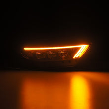 Load image into Gallery viewer, AlphaRex LED Projector Headlights Ford Mustang Shelby GT350 / GT500 (18-20) S550 [3D Ice-Cube LED - NOVA Series w/ DRL] Alpha-Black or Black - Tribar DRL / Black Alternate Image