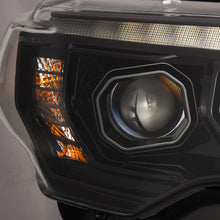 Load image into Gallery viewer, AlphaRex Dual LED Projector Headlights Toyota 4Runner (14-23) [LUXX Series - Sequential Turn Signal] Alpha-Black / Black / Chrome Alternate Image