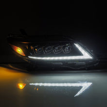 Load image into Gallery viewer, AlphaRex LED Projector Headlights Toyota Sienna (11-20) [3D Ice-Cube LED - NOVA Series w/ DRL] Alpha-Black or Black - Alpha-Black / w/ Converter Alternate Image