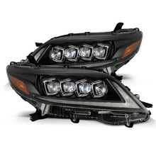 Load image into Gallery viewer, AlphaRex LED Projector Headlights Toyota Sienna (11-20) [3D Ice-Cube LED - NOVA Series w/ DRL] Alpha-Black or Black - Black / w/ Converter Alternate Image