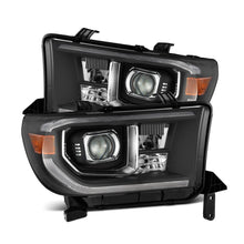 Load image into Gallery viewer, AlphaRex LED Projector Headlights Toyota Tacoma (07-13) [G2 Version LUXX Series - DRL Light Tube] Alpha-Black / Black / Chrome - Black Alternate Image