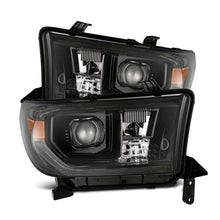 Load image into Gallery viewer, AlphaRex LED Projector Headlights Toyota Tacoma (07-13) [G2 Version LUXX Series - DRL Light Tube] Alpha-Black / Black / Chrome - Alpha-Black Alternate Image