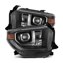 Load image into Gallery viewer, AlphaRex LED Projector Headlights Toyota Tundra (14-21) [G2 Version LUXX Series - DRL Light Tube] Alpha-Black or Black - Black / w/ Converter Alternate Image