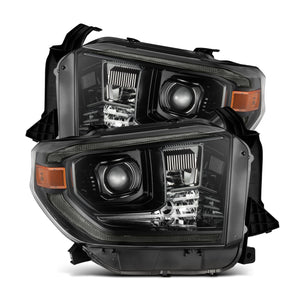 AlphaRex Projector Headlights Toyota Tundra (14-21) G2 Version Pro Series - Sequential - Alpha-Black or Black